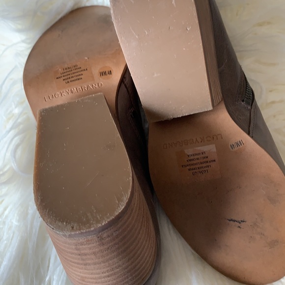 🌼LUCKY BRAND DISTRESSED LEATHER BOOTIE🌼 - Picture 8 of 9